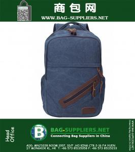 Vintage Mannen Canvas Rugzak Topkwaliteit Mode Schooltas Casual Outdoor Reizen Rugzak Schoudertassen