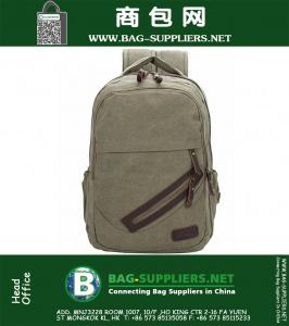 Vintage Mannen Canvas Rugzak Topkwaliteit Mode Schooltas Casual Outdoor Reizen Rugzak Schoudertassen