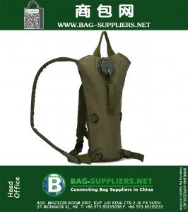 Tactiek Heren Kamperen Militair Tactisch Gymtas Canvas Campus Reizen Sportrugzak Kameel met waterzak Rugzak