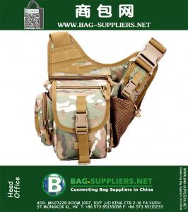 Mannen Nylon Militaire Tactische Reizen Wandelen Rijden Bike Cross Body Messenger Schoudertas Back pack Borst Waterdichte Rugzak