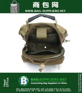 Heren Leger Canvas Reistassen Schoudertas Sport Molle Outdoor Vissen Rugzak Camera Mochila Militaire Tactische Messenger
