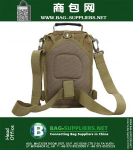 Heren Leger Canvas Reistassen Schoudertas Sport Molle Outdoor Vissen Rugzak Camera Mochila Militaire Tactische Messenger