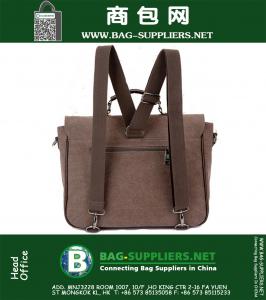 Fashion College Schooltas Vintage Square Dames Heren Rugzak Casual Messenger Bag