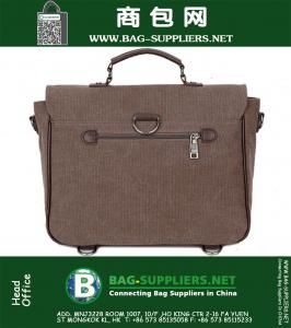 Fashion College Schooltas Vintage Square Dames Heren Rugzak Casual Messenger Bag