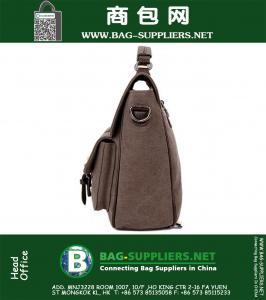 Fashion College Schooltas Vintage Square Dames Heren Rugzak Casual Messenger Bag