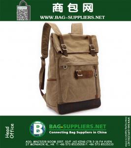 Canvas tas man Rugzak Laptop Vintage Mode reistassen Multifunctionele tassen met grote capaciteit voor op reis