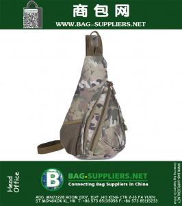 Top Kwaliteit Nieuwe Mannen Nylon Militaire Tactische Schouder Messenger Bag Reizen Wandelen Hoge Capaciteit Sling Borst Waterdicht Back Pack