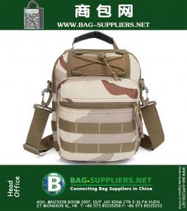 Outdoor camouflage tactische zakken, authentieke chest pack bag met drie pakket vervormd pakket, schoudertas diagonaal pakket