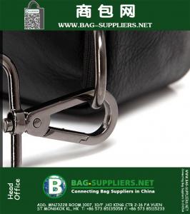 Topkwaliteit PU Lederen Nieuwe Mannen Crossbody Messenger Schouder Fahion Gesp Reizen Wandelen Klim Sling Dag Terug Pack Borst Tas
