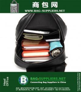 Topkwaliteit PU Lederen Nieuwe Mannen Crossbody Messenger Schouder Fahion Gesp Reizen Wandelen Klim Sling Dag Terug Pack Borst Tas