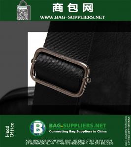 Topkwaliteit PU Lederen Nieuwe Mannen Crossbody Messenger Schouder Fahion Gesp Reizen Wandelen Klim Sling Dag Terug Pack Borst Tas