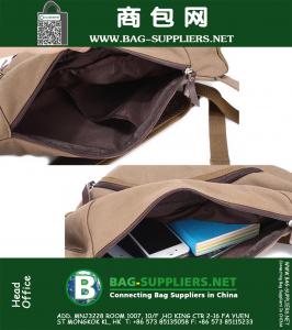 Холст Мужчины Daypack Messenger Плечо CrossbodyBag Ноутбук Satchel Путешествие Пешие прогулки Поход на Кемпинг Sling Chest Back Pack
