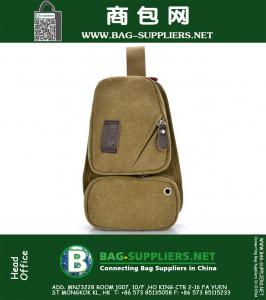 Vinage Heren Taille Verpakking Messenger Tassen Outdoor Reizen Rugzak Wandelen Sport Borsttas Canvas Kleine Crossbody Heren Schoudertas