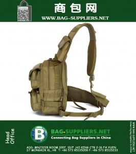 Topkwaliteit Mannen Duurzaam Nylon Militaire Tactische Schouder Messenger Bag Hoge Capaciteit Reizen Wandelen Outdoor Sport Borst Terug Pack