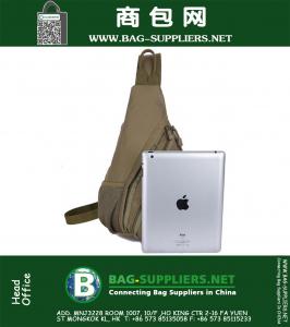 Mannen Nylon Schouder Messenger Assault Bag Reizen Wandelen Militaire Tactische Vissen Borst Waterdicht Terug Dag Pack