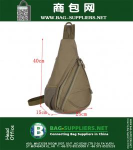 Mannen Nylon Schouder Messenger Assault Bag Reizen Wandelen Militaire Tactische Vissen Borst Waterdicht Terug Dag Pack
