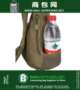 Mannen Nylon Schouder Messenger Assault Bag Reizen Wandelen Militaire Tactische Vissen Borst Waterdicht Terug Dag Pack