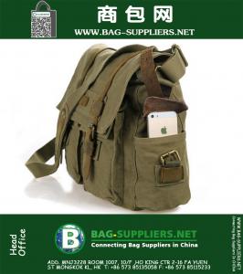 Canvas Heren Messenger Tassen Rugzak Handtas