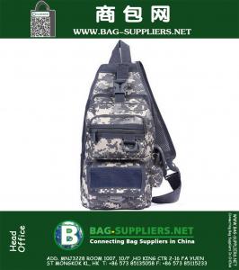 Heren Borsttas Outdoor Sport Klimmen Trekking Wandelen Reizen Crossbody Tas Tactisch Militair Schoudertas Schouder Rugtas