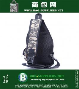 Heren Borsttas Outdoor Sport Klimmen Trekking Wandelen Reizen Crossbody Tas Tactisch Militair Schoudertas Schouder Rugtas