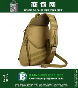 Protector Plus Merk Slijtvaste, scheurbestendige nylon waterdichte, militaire tactiekborstpakket Outdoor reistas