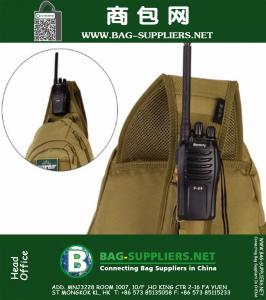 Protector Plus Merk Slijtvaste, scheurbestendige nylon waterdichte, militaire tactiekborstpakket Outdoor reistas