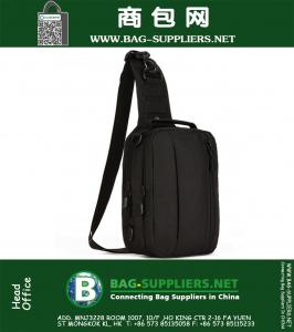 Hoge kwaliteit Nylon Mannen Schouder Messenger Cross Body Bag Militaire Tactische Reizen Jacht / Vissen / Klimmen ipad Borst Terug Pack