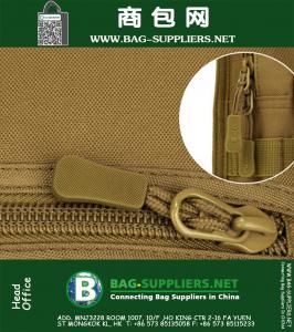 Hoge kwaliteit Nylon Mannen Schouder Messenger Cross Body Bag Militaire Tactische Reizen Jacht / Vissen / Klimmen ipad Borst Terug Pack