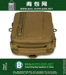 Hoge kwaliteit Nylon Mannen Schouder Messenger Cross Body Bag Militaire Tactische Reizen Jacht / Vissen / Klimmen ipad Borst Terug Pack