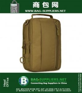 Hoge kwaliteit Nylon Mannen Schouder Messenger Cross Body Bag Militaire Tactische Reizen Jacht / Vissen / Klimmen ipad Borst Terug Pack