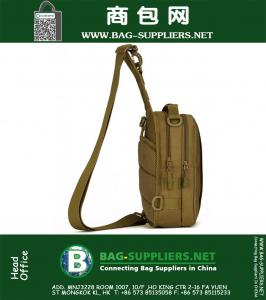 Hoge kwaliteit Nylon Mannen Schouder Messenger Cross Body Bag Militaire Tactische Reizen Jacht / Vissen / Klimmen ipad Borst Terug Pack