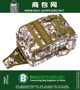 800D Nylon Militaire Tactische Reizen Wandelen Rijden Fiets Cross Body Messenger Schouder Rugzak Sling Borst Waterdichte Tas