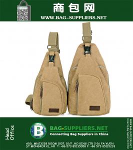 Parental Pack Militaire Messenger Tassen Sport Casual Outdoor Borsttas Canvas Middelgrote Crossbody Rugzak