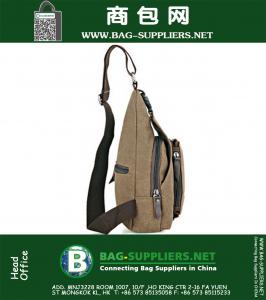 Parental Pack Militaire Messenger Tassen Sport Casual Outdoor Borsttas Canvas Middelgrote Crossbody Rugzak