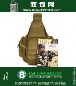 Mannen Waterdicht 1000D Nylon Militaire Tactische Reizen Wandelen Rijden Schouder Messenger Back Pack Triangle Borsttas