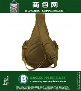 Mannen Waterdicht 1000D Nylon Militaire Tactische Reizen Wandelen Rijden Schouder Messenger Back Pack Triangle Borsttas