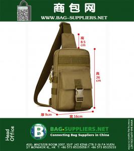 Hoge kwaliteit Duurzaam Nylon Mannen Messenger Schoudertas Crossbody Tas Militaire Tactische Reizen Sport Waterdichte Sling Borst Back Pack