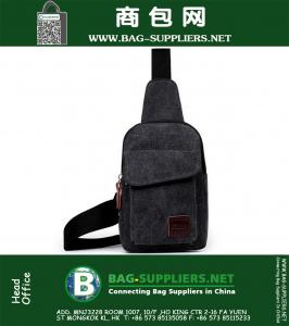 Sport Casual Borsttas Canvas Kleine Schouder Rugzak Rugzak Multifunctionele Outdoor Kleine Mannelijke Messenger Bags