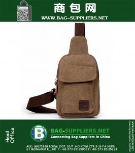 Sport Casual Borsttas Canvas Kleine Schouder Rugzak Rugzak Multifunctionele Outdoor Kleine Mannelijke Messenger Bags
