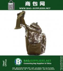 Mode Camouflage Bergbeklimmen Unisex Hoge kwaliteit Student multifunctionele canvas tas militaire rugzak