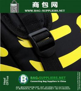 Waterdichte doek rugzak Skelet mode vrije militaire canvas rugzak mannen reizen canvas tas