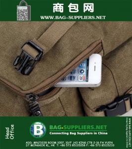 Outdoor militaire tactische rugzak camping wandelen canvas reizen schooltas voor tieners meisjes jongens laptop knapzak