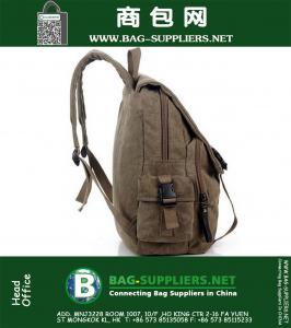 Outdoor militaire tactische rugzak camping wandelen canvas reizen schooltas voor tieners meisjes jongens laptop knapzak