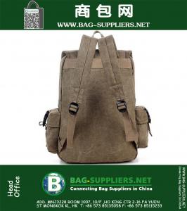 Outdoor militaire tactische rugzak camping wandelen canvas reizen schooltas voor tieners meisjes jongens laptop knapzak