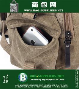 Outdoor militaire tactische rugzak camping wandelen canvas reizen schooltas voor tieners meisjes jongens laptop knapzak