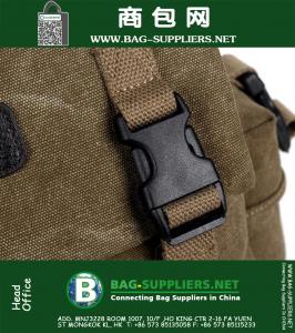 Outdoor militaire tactische rugzak camping wandelen canvas reizen schooltas voor tieners meisjes jongens laptop knapzak