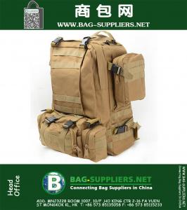 Wandelen Camping Rugzakken Sets Unisex Ployester Stof Waterdichte Tactische Militaire Rugzak Rugzak