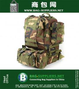 Wandelen Camping Rugzakken Sets Unisex Ployester Stof Waterdichte Tactische Militaire Rugzak Rugzak