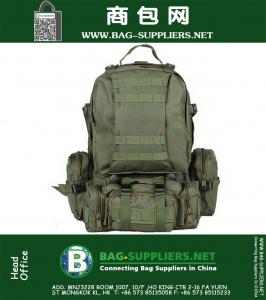 Unisex Outdoor Military 3P Tactical Backpack Camping Hiking Bag Trekking Sport Rucksacks