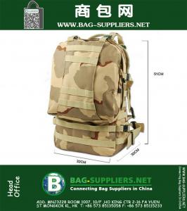 Unisex Outdoor Military 3P Tactical Backpack Camping Hiking Bag Trekking Sport Rucksacks